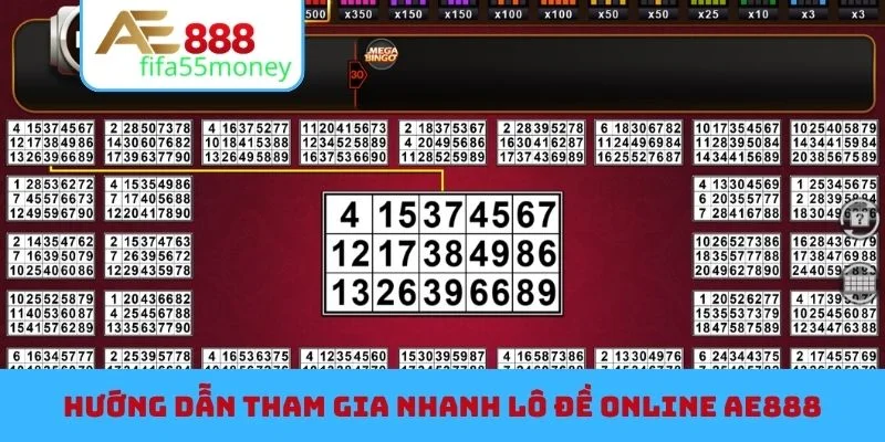 Hướng dẫn tham gia nhanh lô đề online AE888